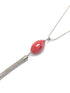 beaded pendant necklace
